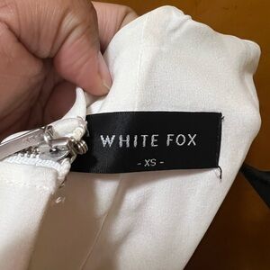 White Fox Corset Top XS